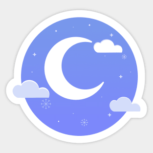 A Cold Night Sticker